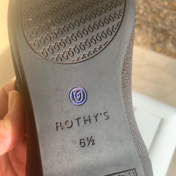 Rothy’s black round toe flats size 6.5 - Picture 13 of 13